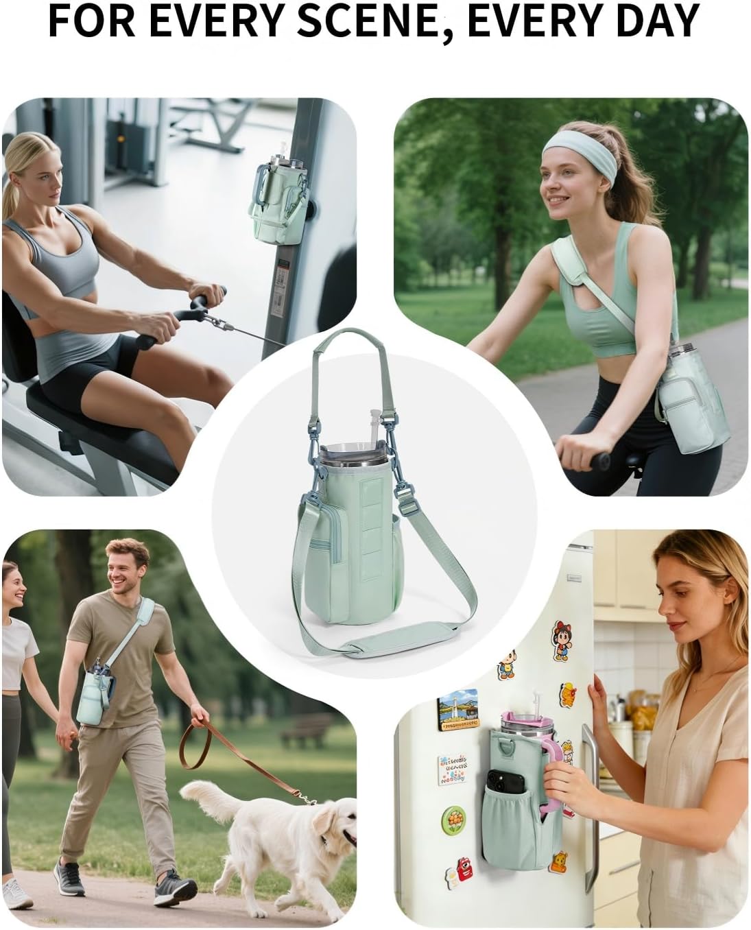 Detalle de sportsnew Magnetic Gym Bag for 40 oz Tumblers