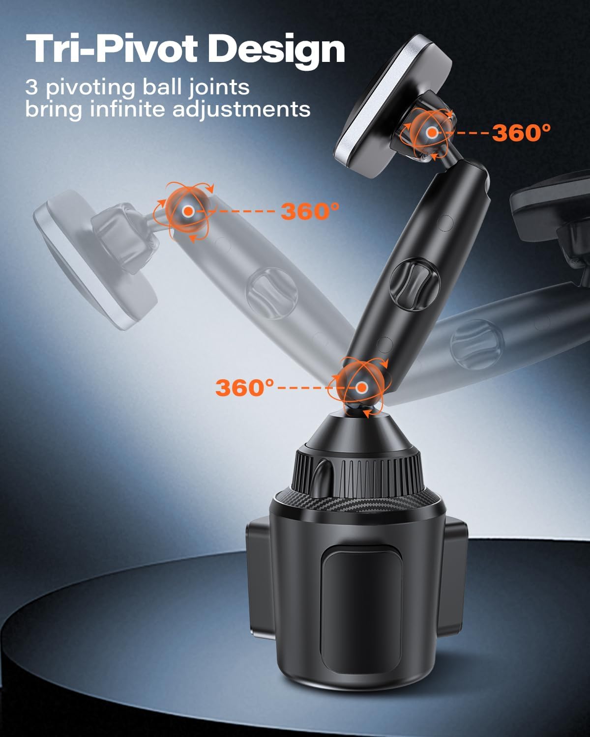 Detalle de APPS2Car Mag-Safe Universal-Handyhalterung für iPhone, Samsung & 4–7-Zoll-Smartphones