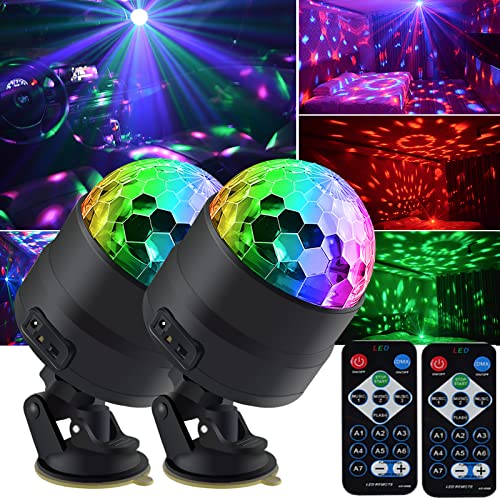 Detalle de LITE WORLD disco ball lights, 2-pack