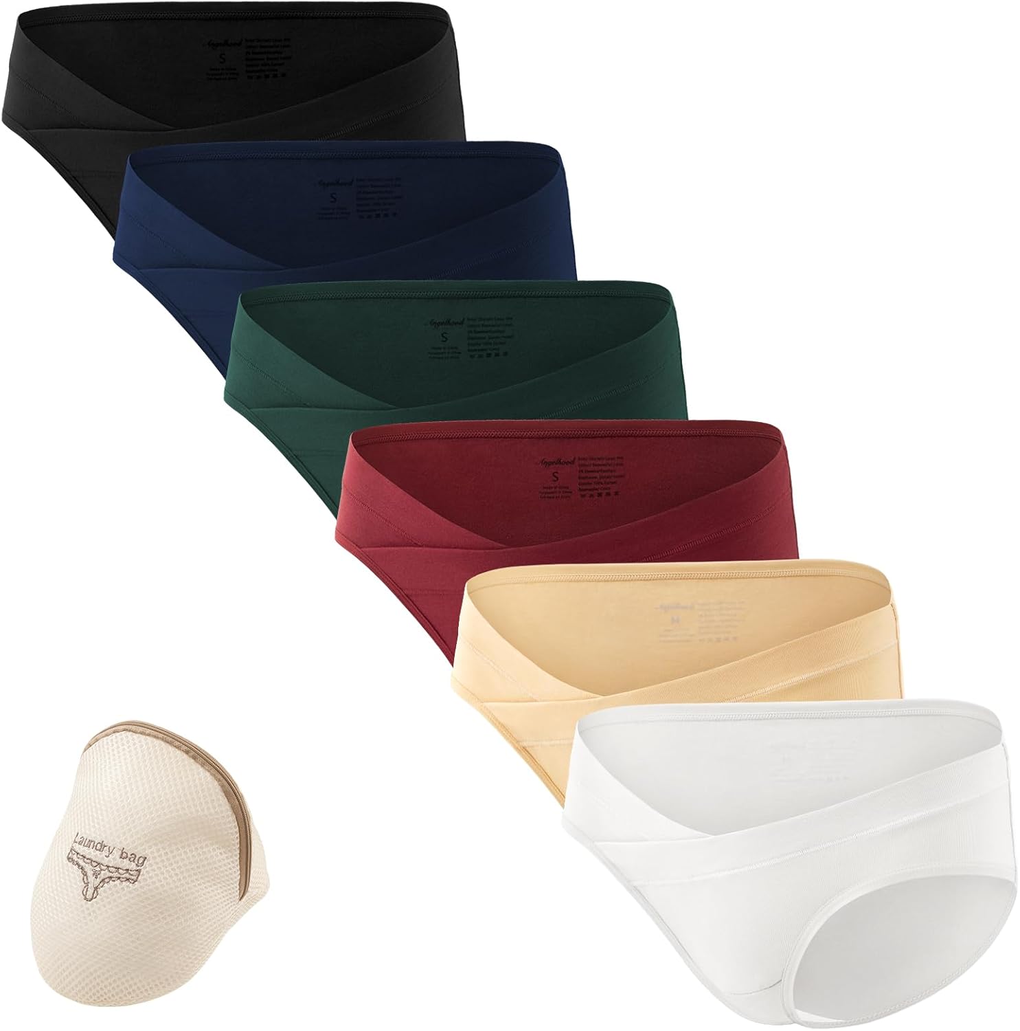 HBselect 6 Pack Maternity Knickers, Cotton