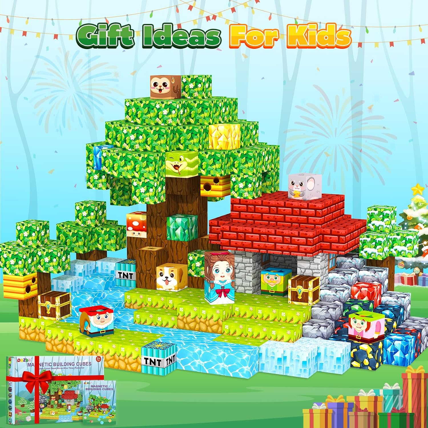 Thumbnail 5 de ORZbb 150PCS Magnetic Blocks set for kids 🧩