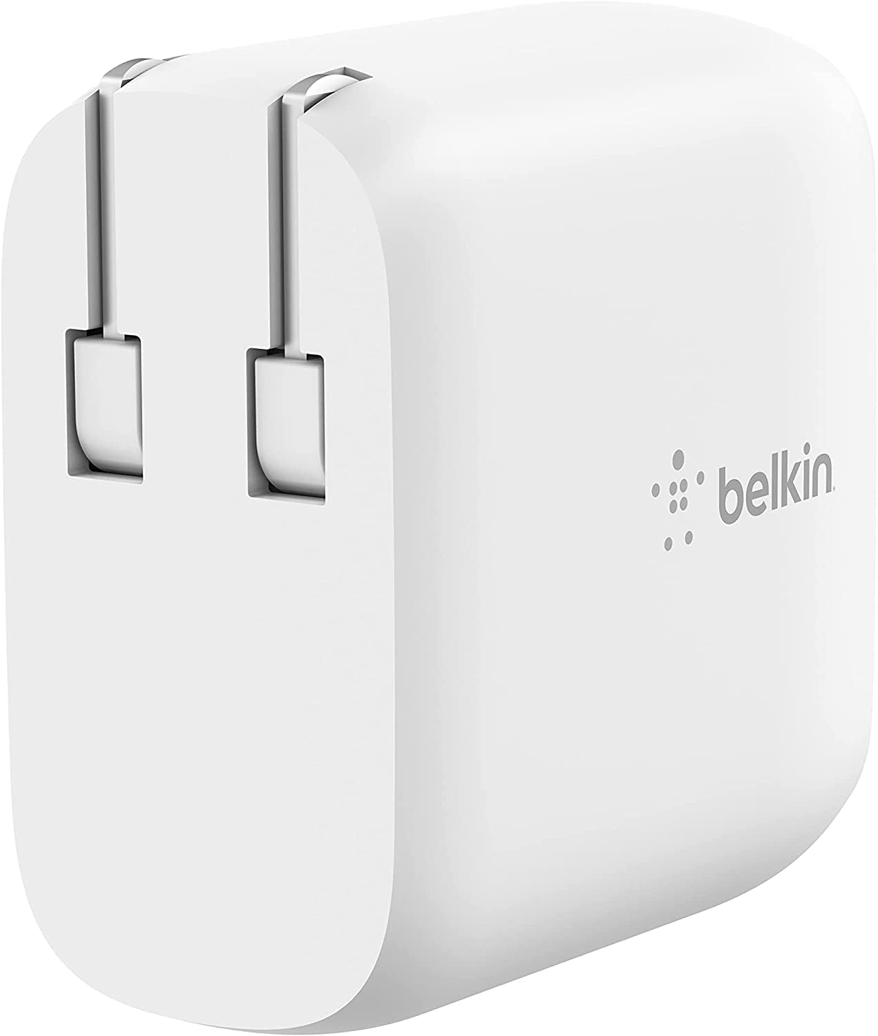 Thumbnail 6 de Belkin WCB006dqWHJP USB-C充電器 40W・2ポート、各20W出力と折りたたみ式プラグ