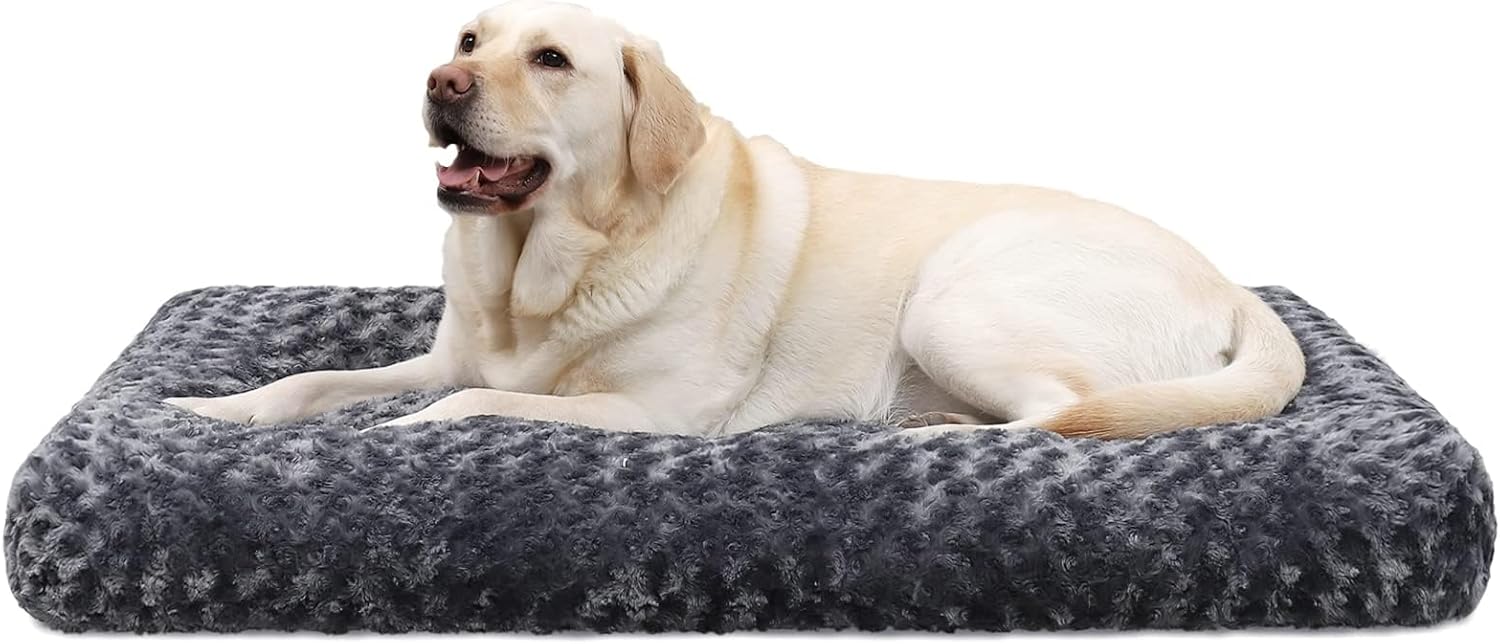 Detalle de KSIIA Hundebett 90 x 60 cm dunkelgrau