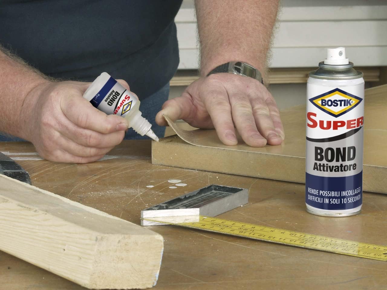 Thumbnail 4 de Bostik Super Bond: adesivo a due fasi per incollare il legno con attivatore spray universale