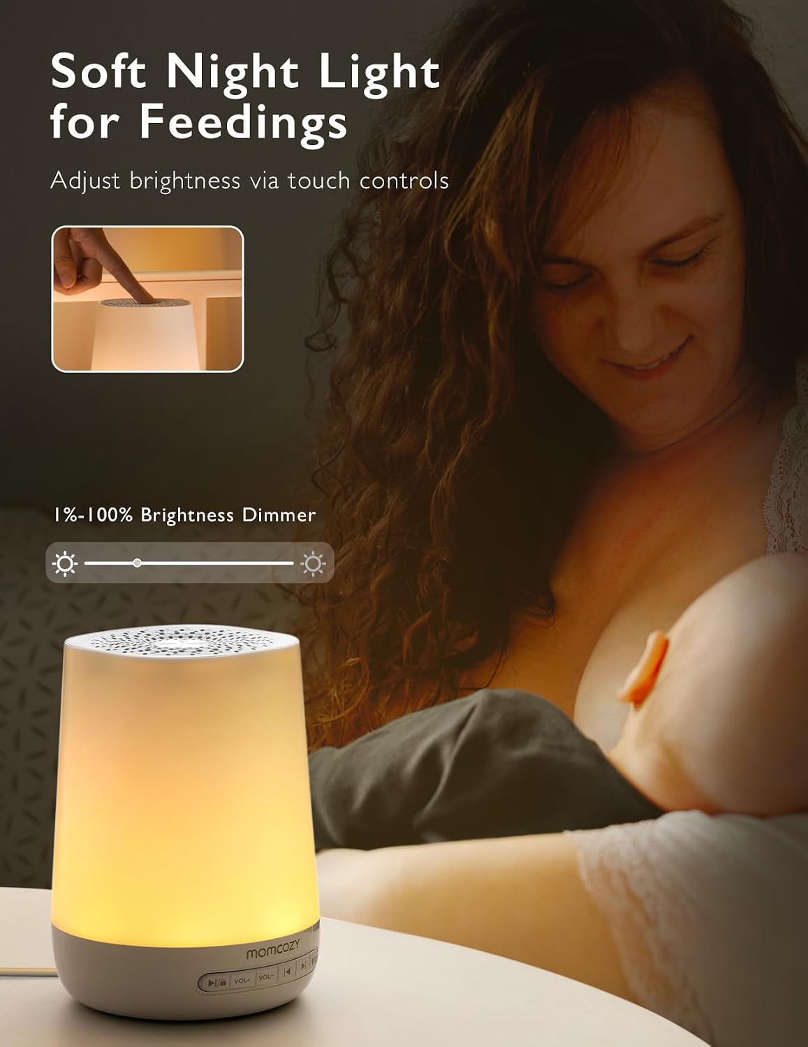 Detalle 2 de Momcozy White Noise Machine with 34 soothing sounds
