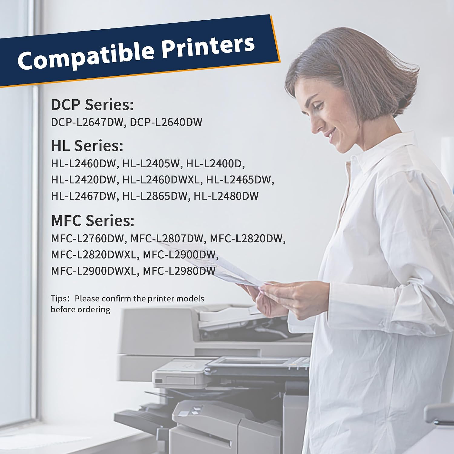 Detalle 2 de WOEBYAS TN830XL Black Laser Toner Cartridge, 4-Pack, Up to 3,000 Pages