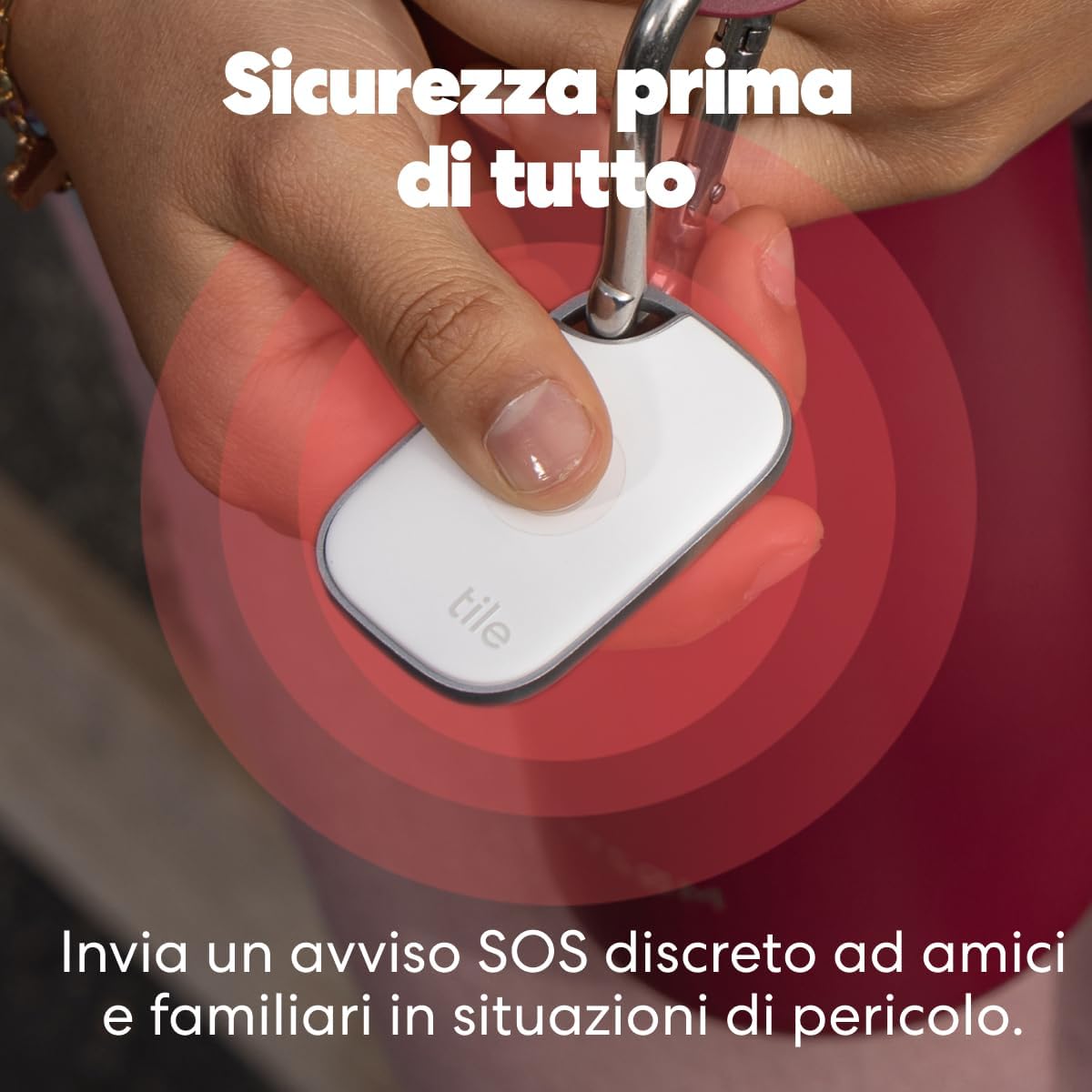 Thumbnail 5 de Tile by Life360 Pro: Localizzatore Bluetooth per chiavi, borse e oggetti di valore (Pacchetto 2, Nero/Bianco)