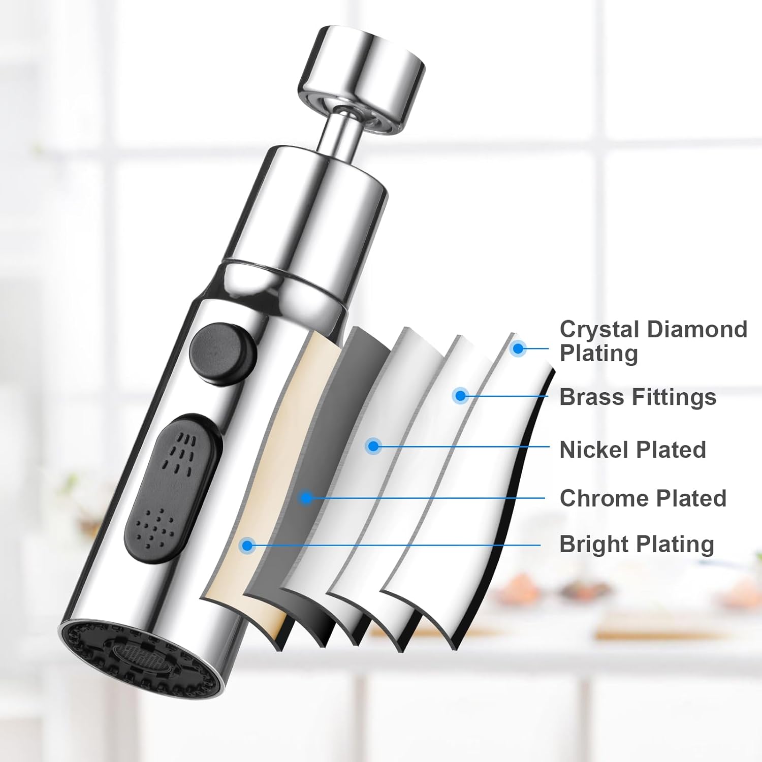 Thumbnail 5 de OSDUE FM22 M24 Kitchen Tap Spray Head 360°