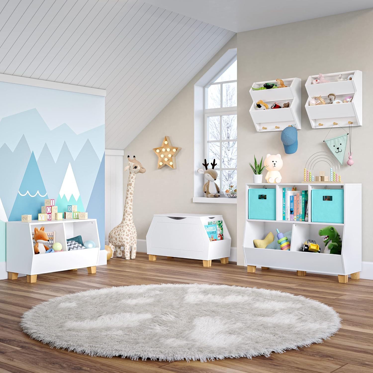 Detalle de RiverRidge Kids Toy Box, White