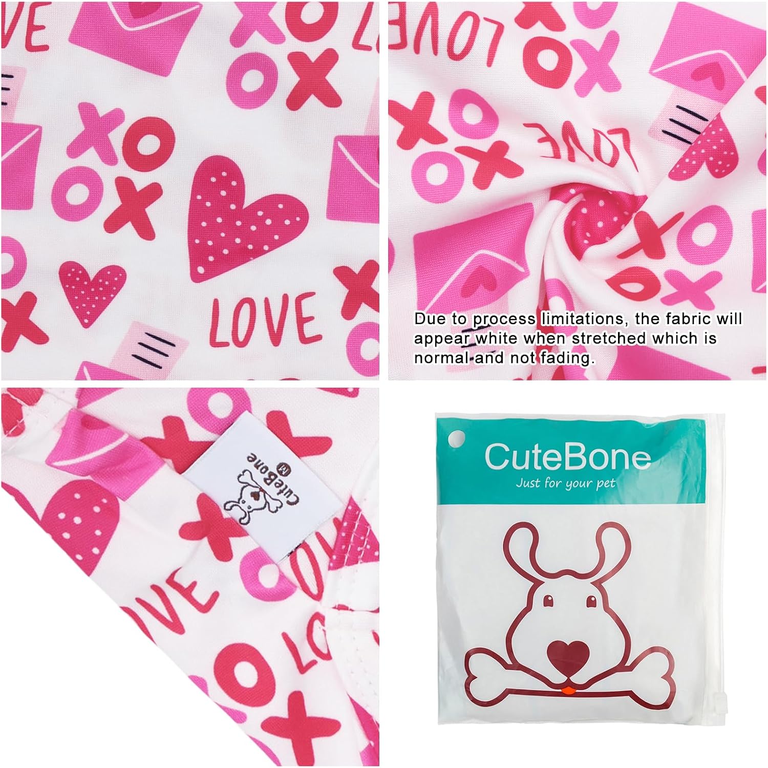 Detalle de CuteBone Dog Shirt Polyester-Spandex Blend