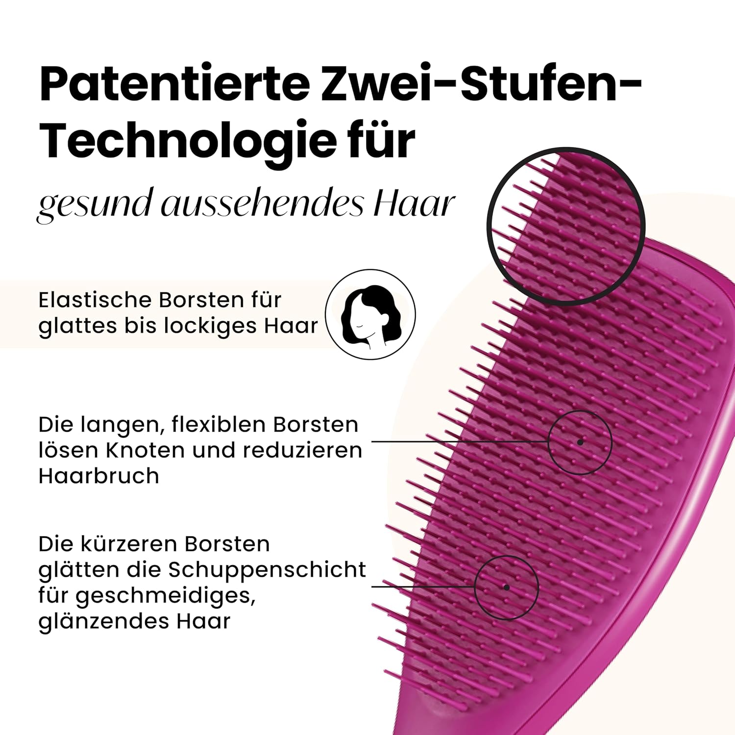 Detalle 2 de Tangle Teezer Ultimate Detangler 325 Borsten 🎀