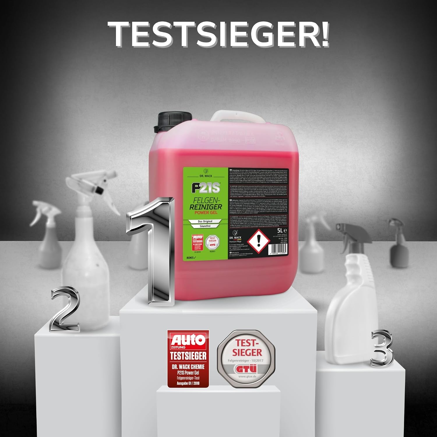 Detalle de DR. WACK P21S Felgenreiniger 5 Liter