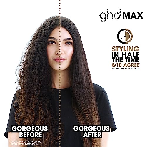 Detalle 2 de ghd Max Wide Plate Hair Straightener & Styler: Fast, High-Gloss Finish for Thick Hair
