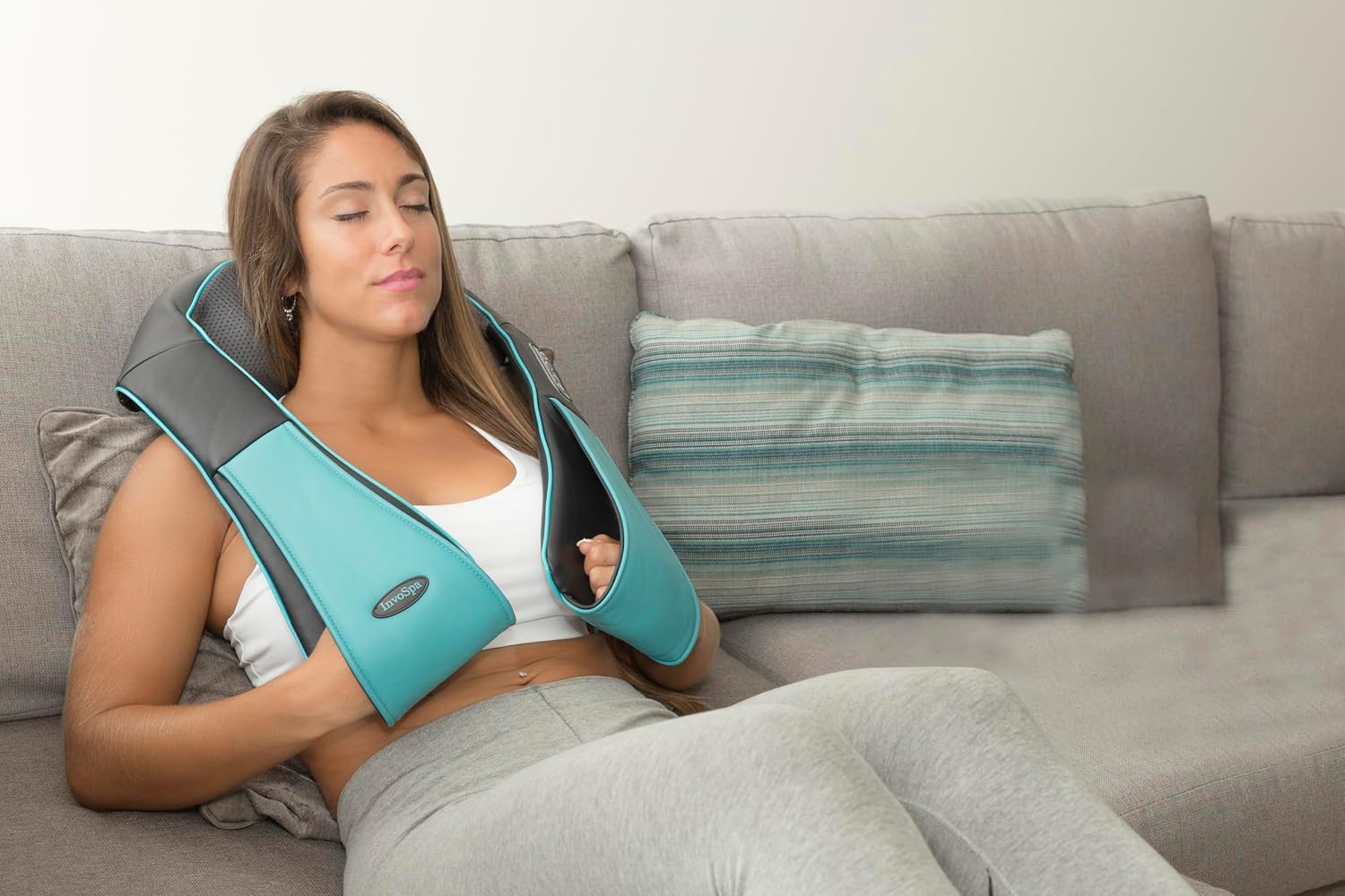 Thumbnail 6 de InvoSpa Shiatsu Rückenmassagegerät 3D Wärme