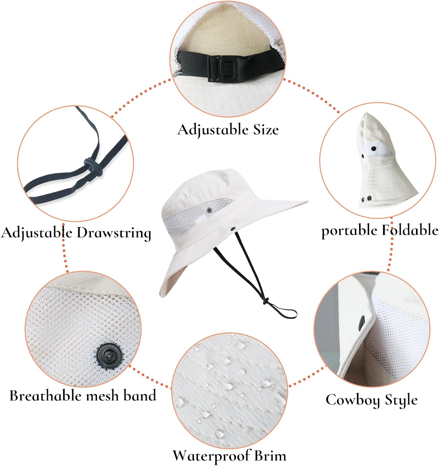 Thumbnail 5 de NPJY Ponytail Sun Hat, 22–22.8-Inch Fit