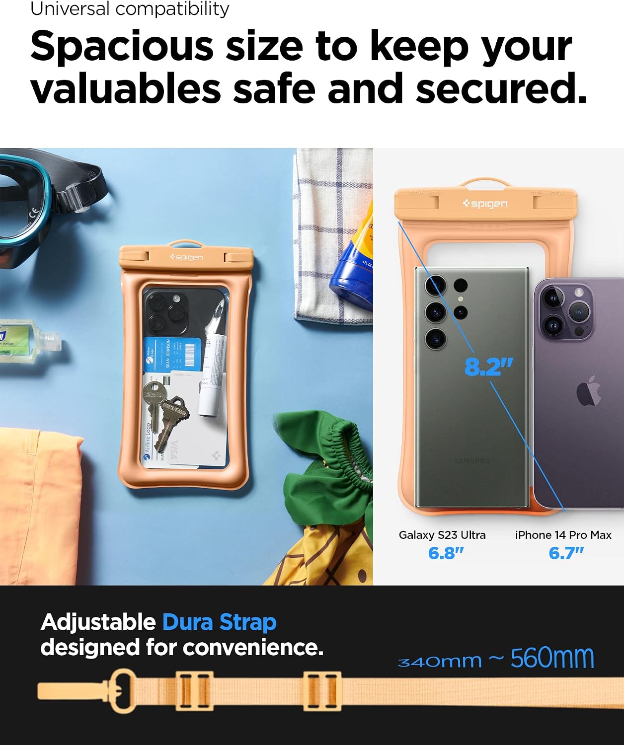 Thumbnail 1 de Spigen Aqua Shield lot de 2 coques étanches jusqu’à 8,2"