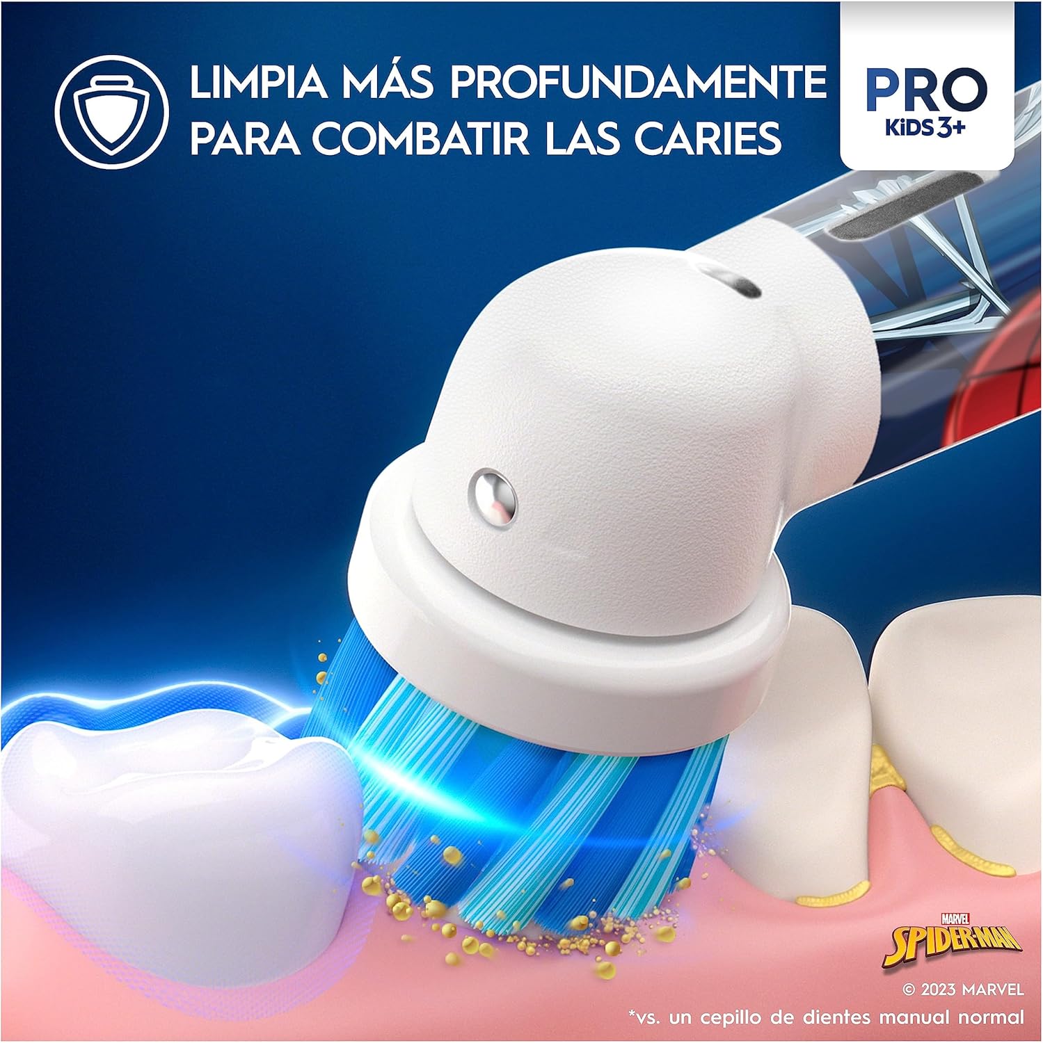Detalle 2 de Oral-B Pro Kids Spider-Man 1 cabezal