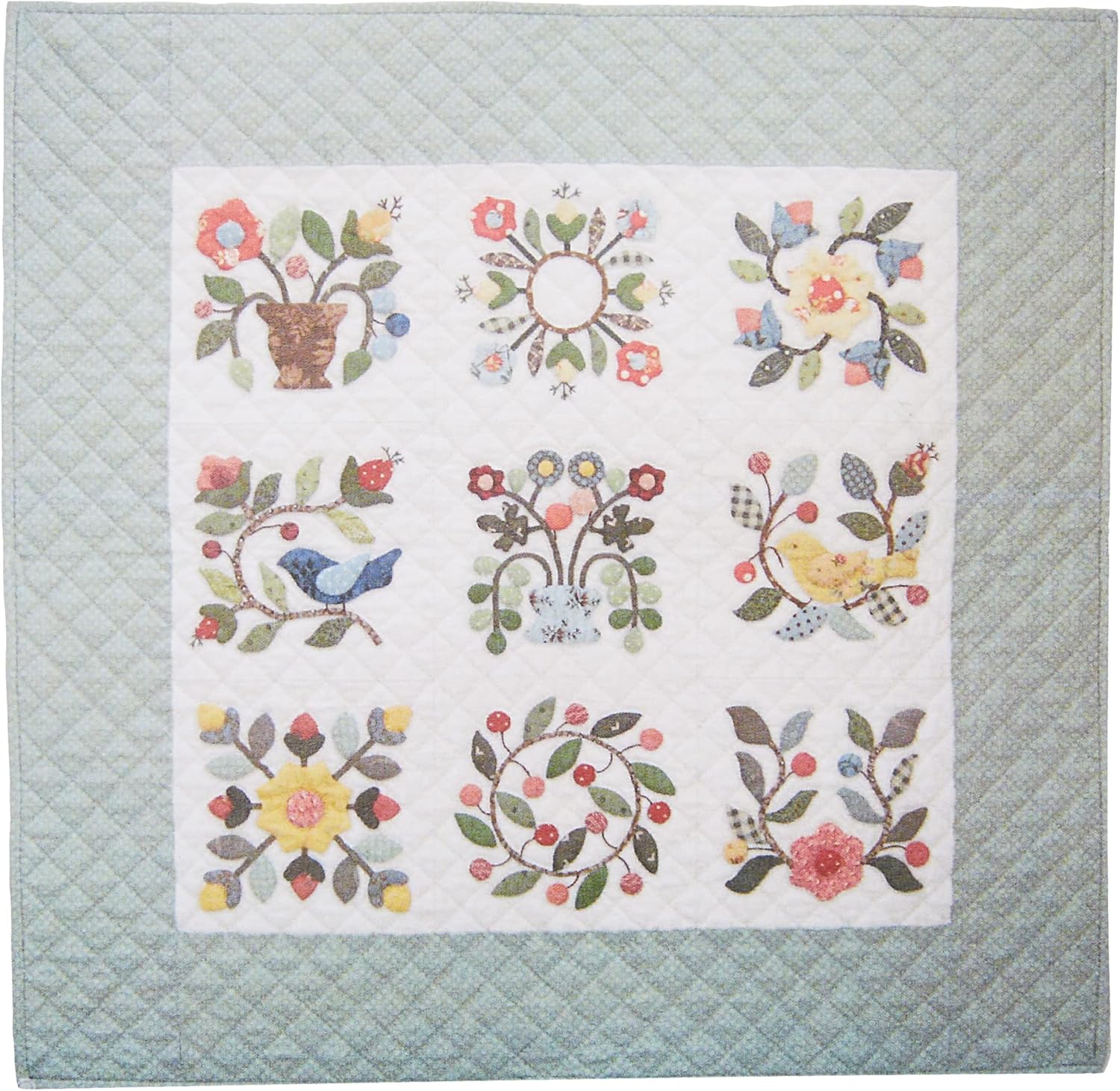 Detalle de 柴田明美 Vazz House T-013 パッチワークキット ボルティモアのタペストリー 2・完成サイズ71cm×71cm