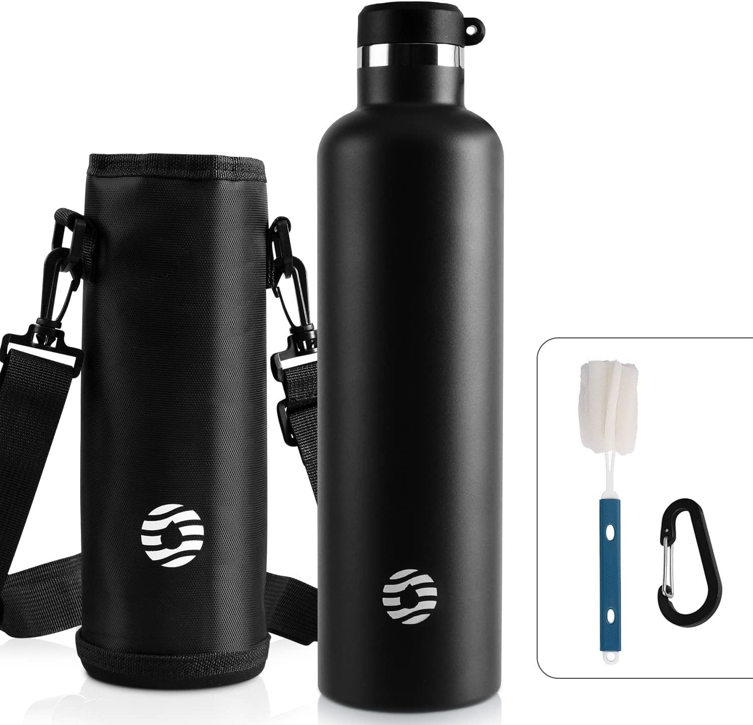 Detalle de FEIJIAN Stainless Steel Water Bottle 750ml/1000ml – Vacuum Insulated, Leak-Proof & BPA Free