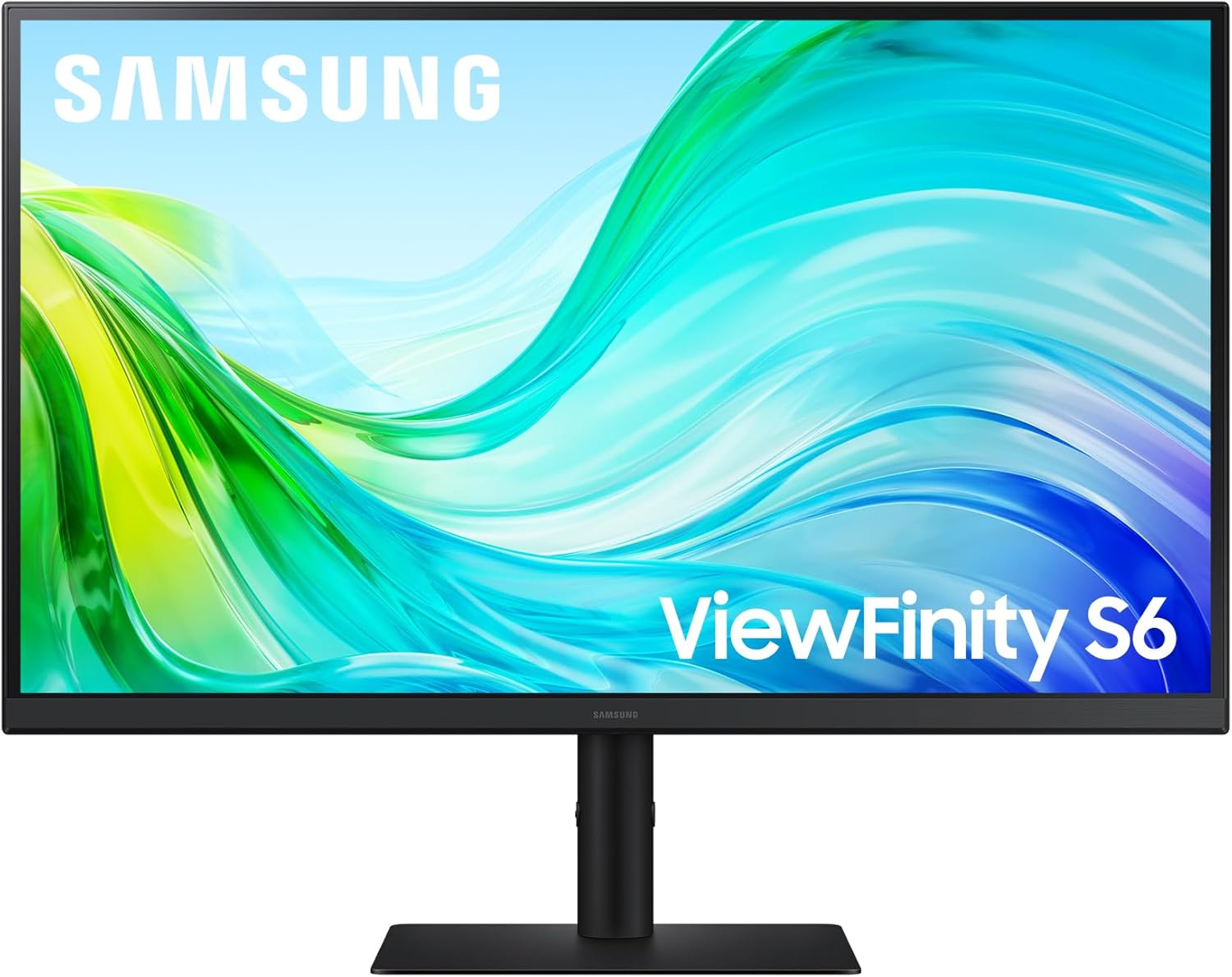 Detalle de Samsung 27 Inch ViewFinity S6 (S61F) QHD Monitor