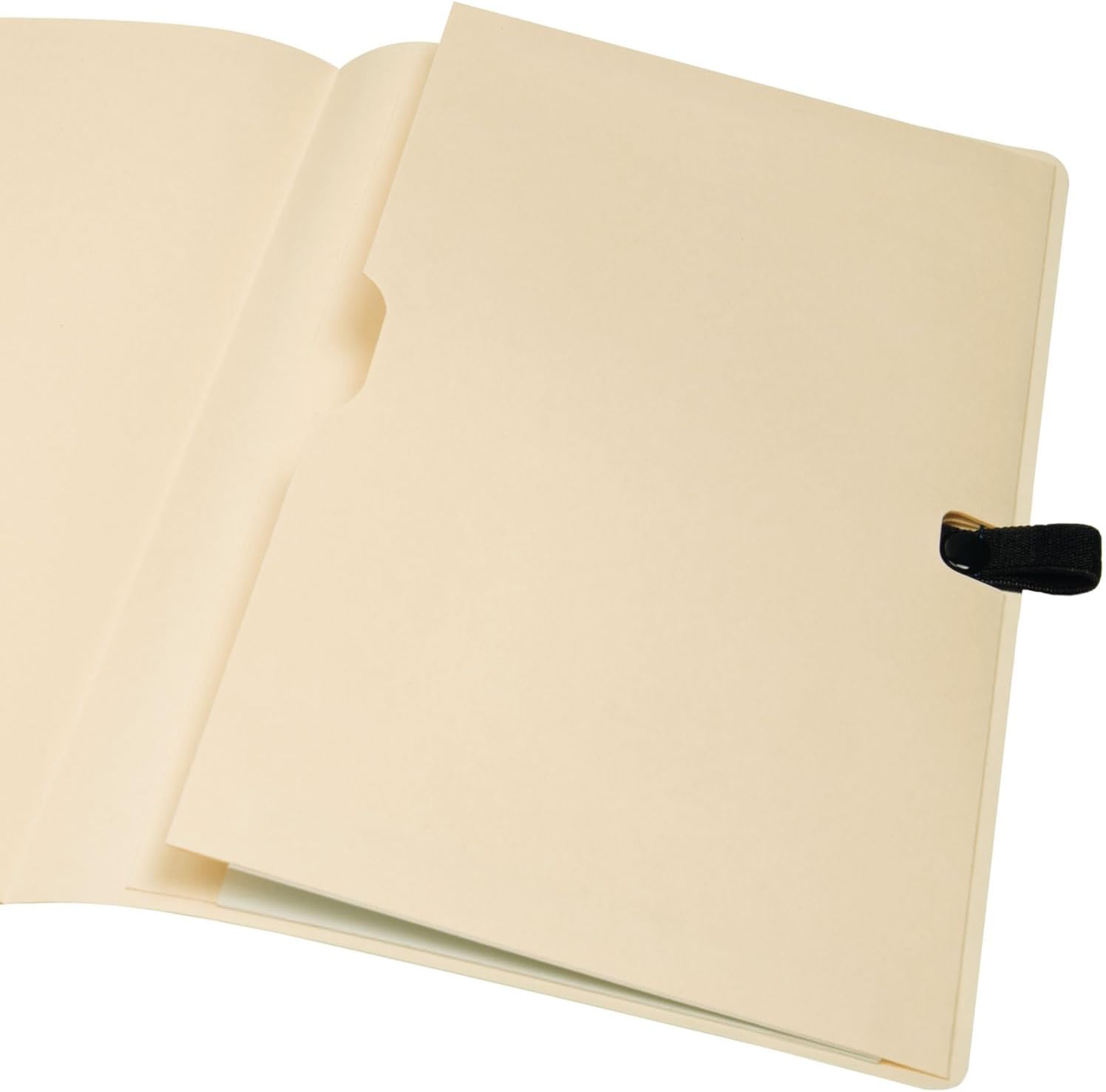 Thumbnail 4 de Finocam – Cahier Nexo Couverture Souple Uni Noir, A5 à Feuilles Microperforées (72 feuilles) avec pochette et passant pour stylo