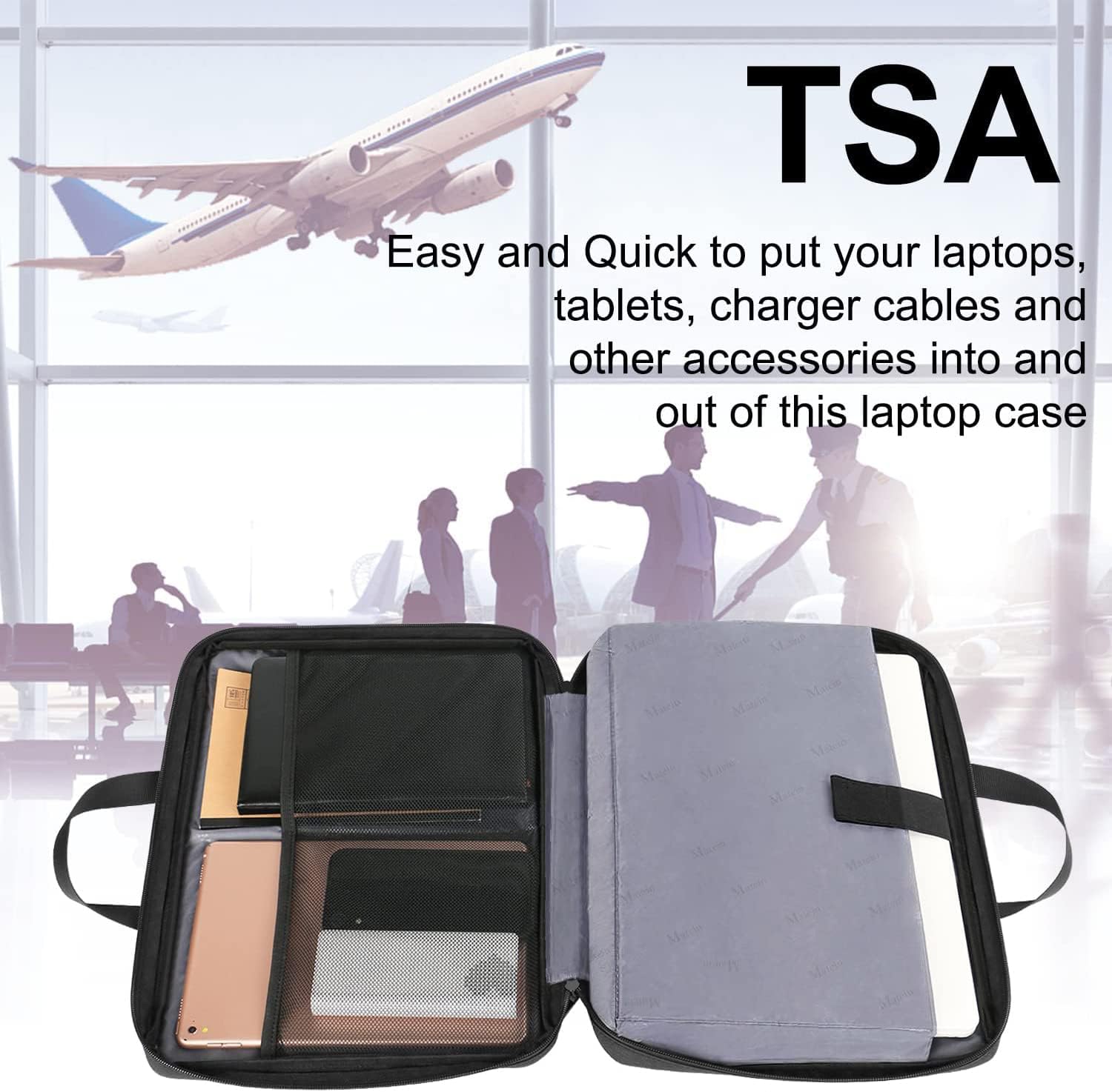 Thumbnail 5 de MATEIN Laptoptasche 15,6 Zoll 💻