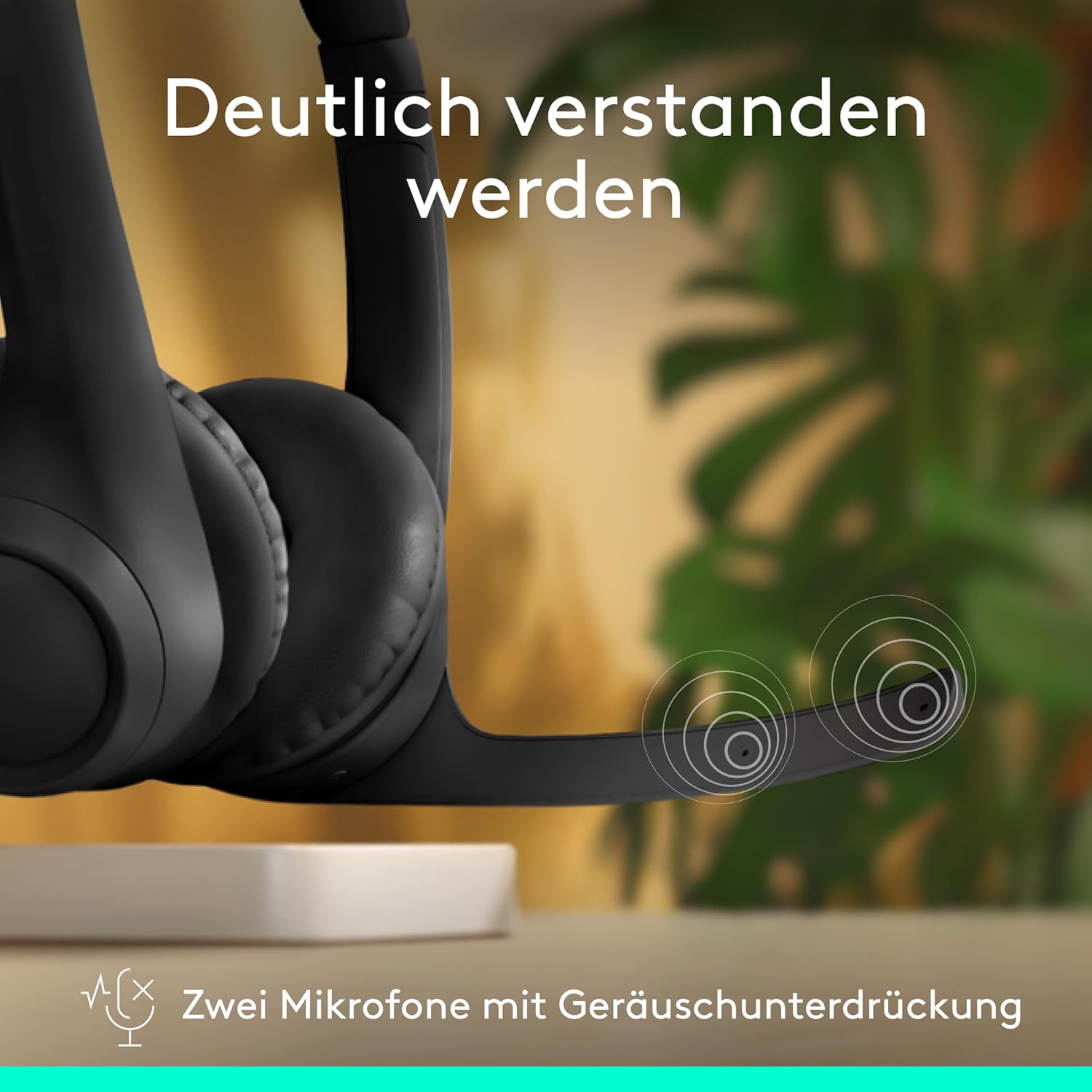 Thumbnail 1 de Logitech Zone 300 Wireless Headset Schwarz