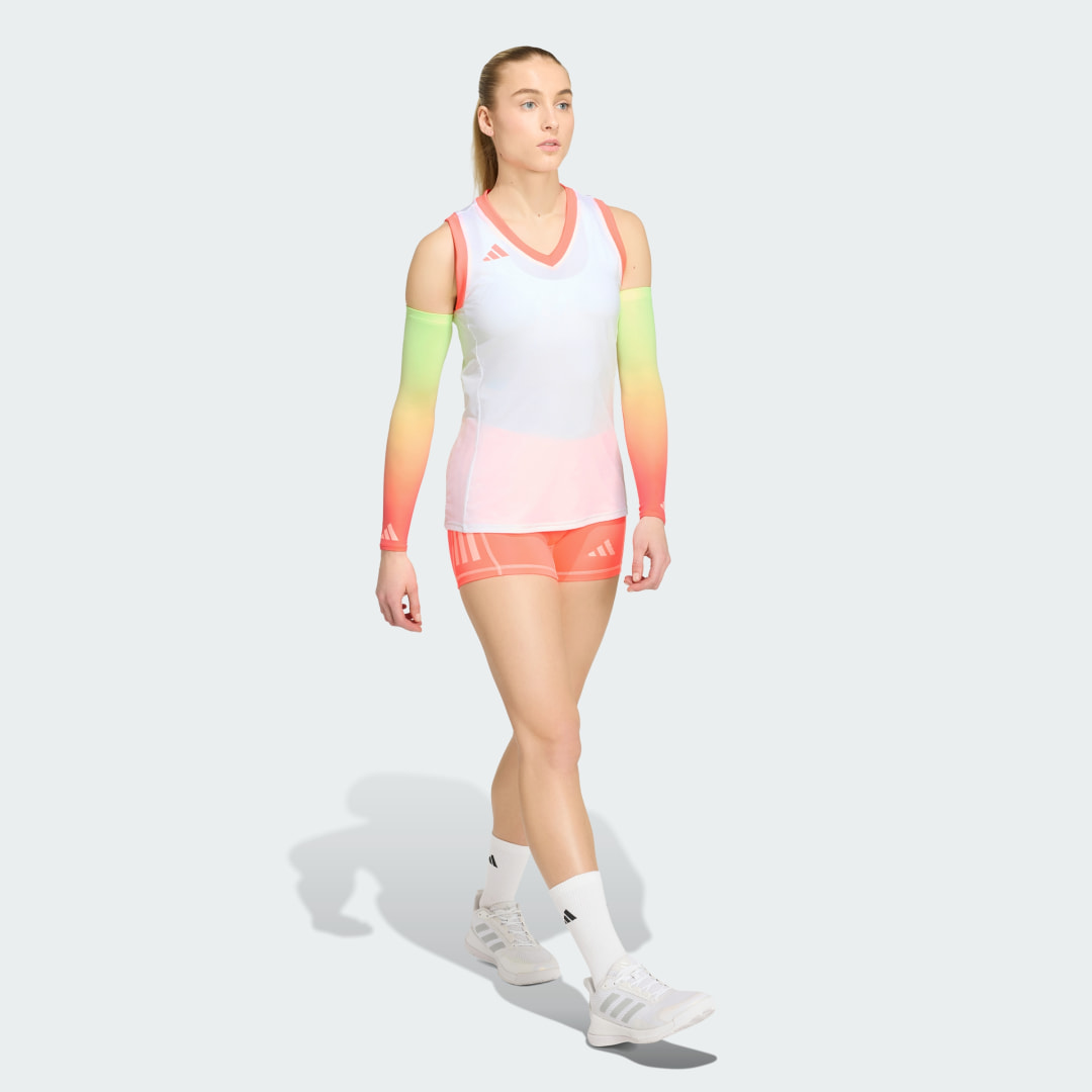 Thumbnail 2 de Camiseta de voleibol sin mangas Quickset de Adidas – Blanco