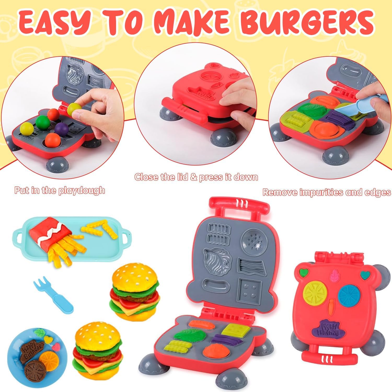 Detalle de Jovicos Dough Tools 51-piece set for kids