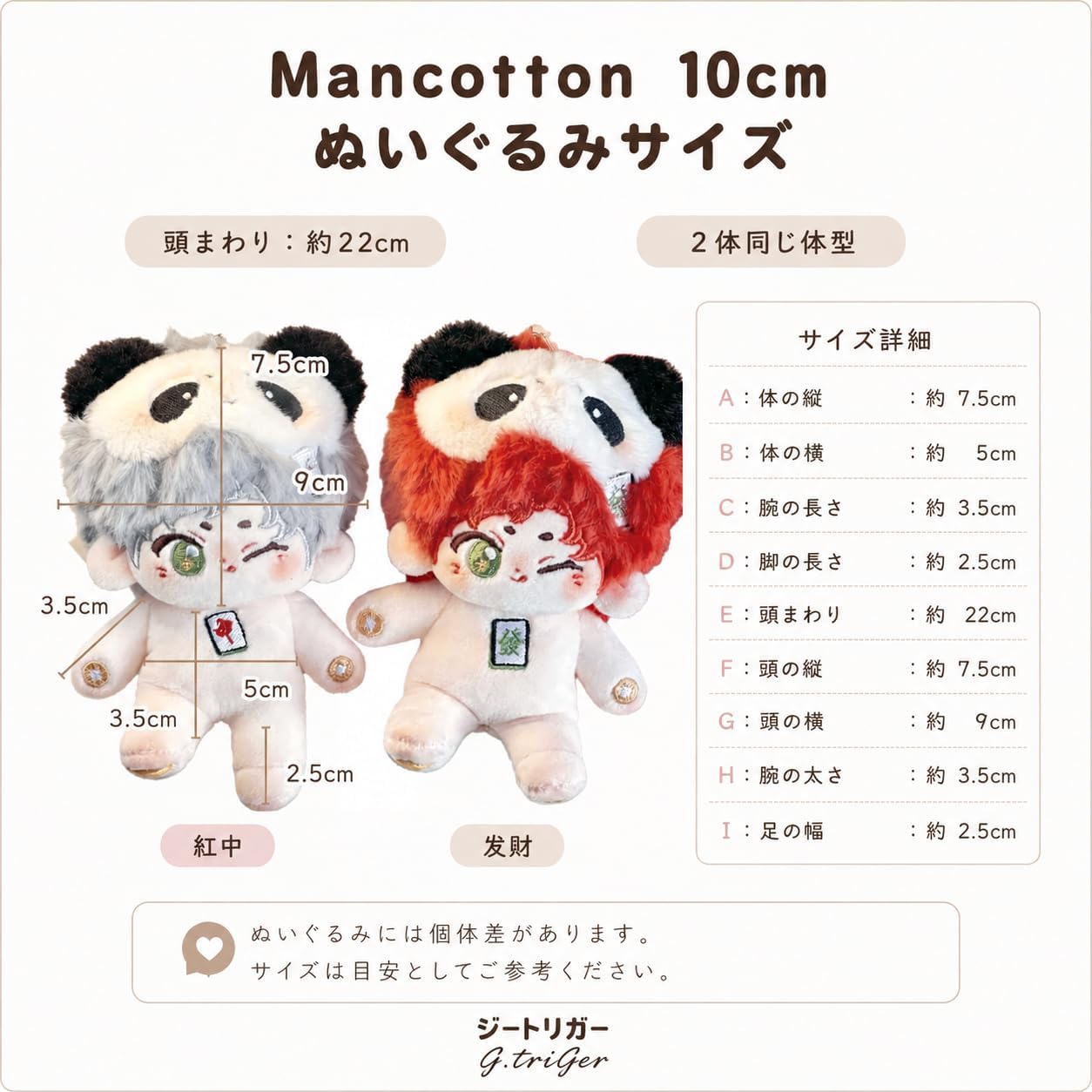 Detalle de アメリカンダイナー風エプロンワンピース 10~15cmぬいぐるみ用 2点セット