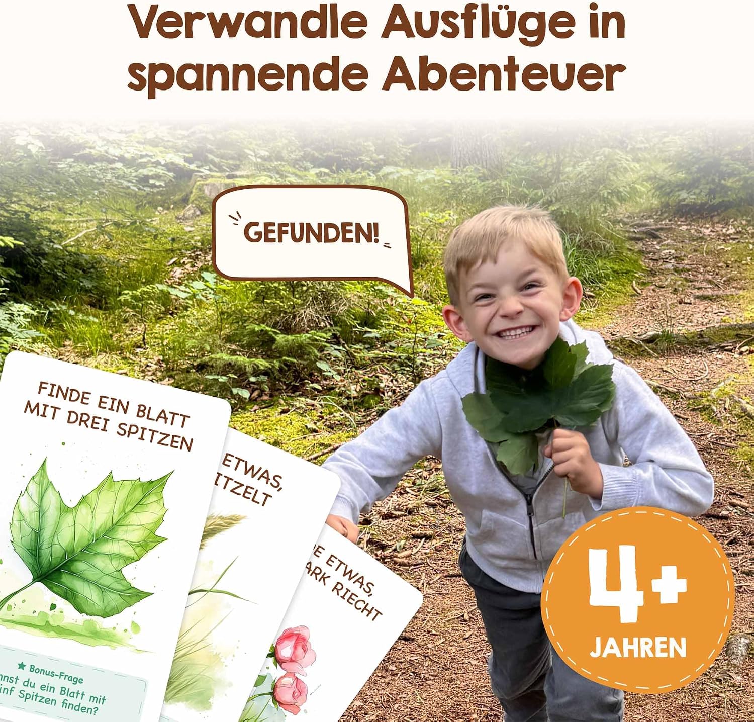 Detalle 2 de Edubini GEFUNDEN! Outdoor Suchspiel 50 Karten 🎲