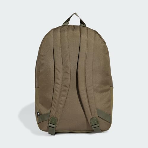 Detalle 2 de adidas Unisex Classic 3Bars Backpack in Olive Strata/Black