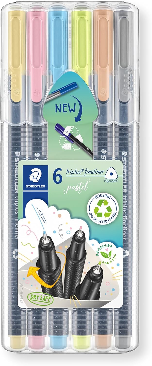 Detalle 2 de STAEDTLER Fineliner Pens – Design Journey: 40‑Colour Pack for Adult Colouring (334 C40-C)