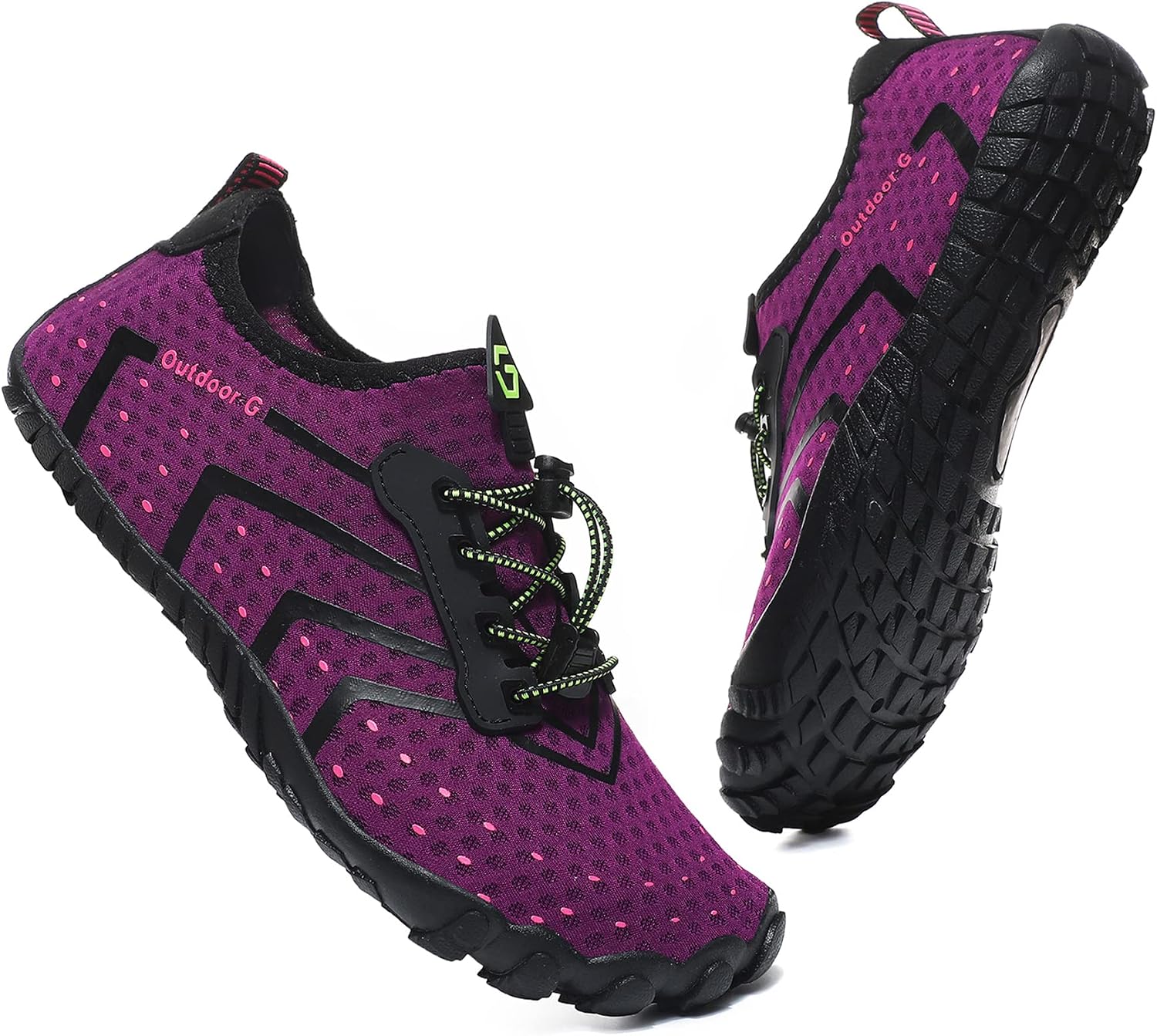 Detalle de Wasserschuhe Damen/Herren – Schnelltrocknende Badeschuhe mit Drainagelöchern, 36–46 EU