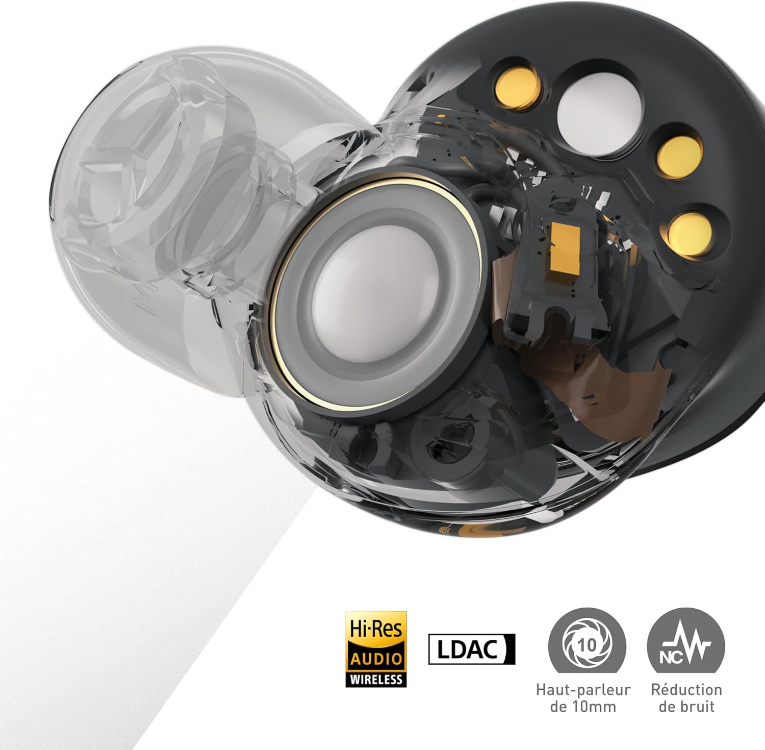 Thumbnail 3 de Technics EAH-AZ80E-A : Écouteurs sans Fil avec Suppression du Bruit et Connexion Multipoint