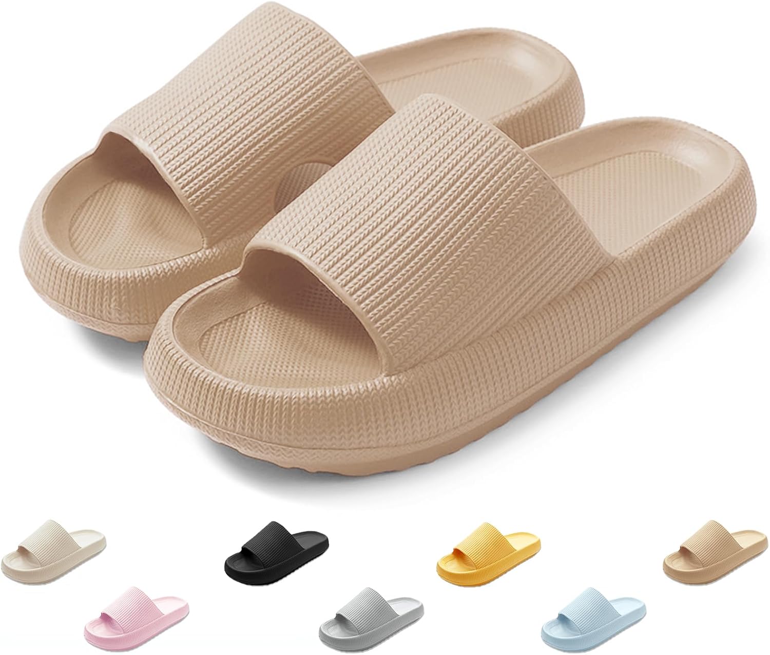 Detalle de QJJQ Badeschuhe Cozislides „Original“ in Khaki (EU 40/41)