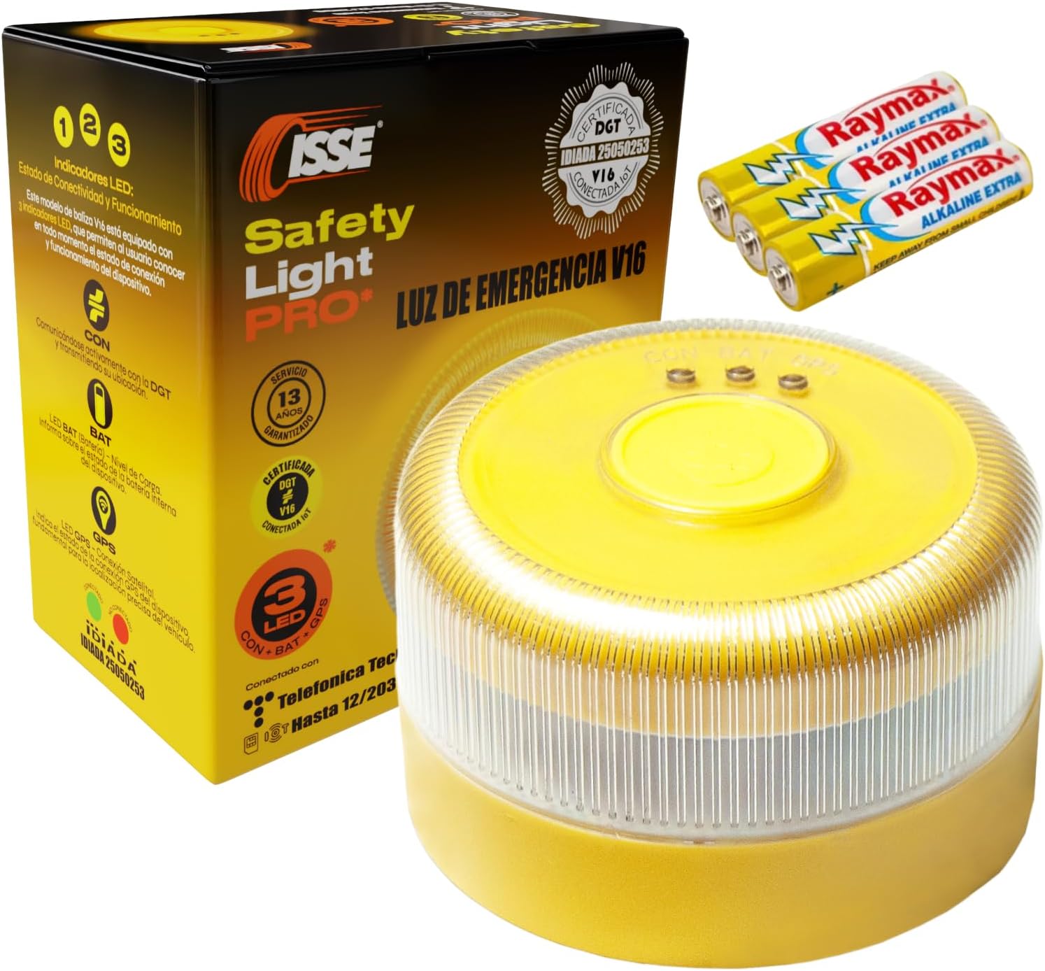 Detalle de ISSE SAFETY Baliza V16 Homologada DGT 2038