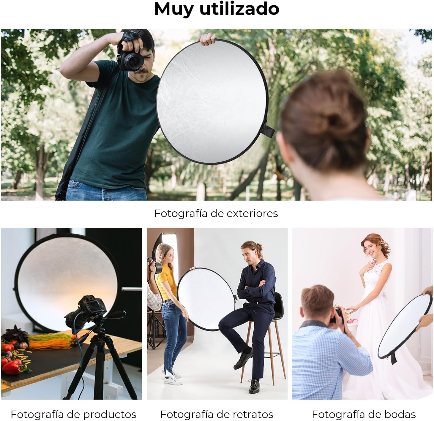 Thumbnail 6 de K&F CONCEPT Reflector 110 cm 5 en 1