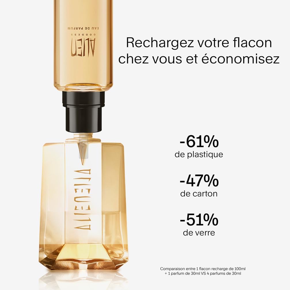 Thumbnail 2 de MUGLER ALIEN GODDESS Eau de Parfum Rechargeable – Parfum féminin floral ambré boisé (100 ml recharge)
