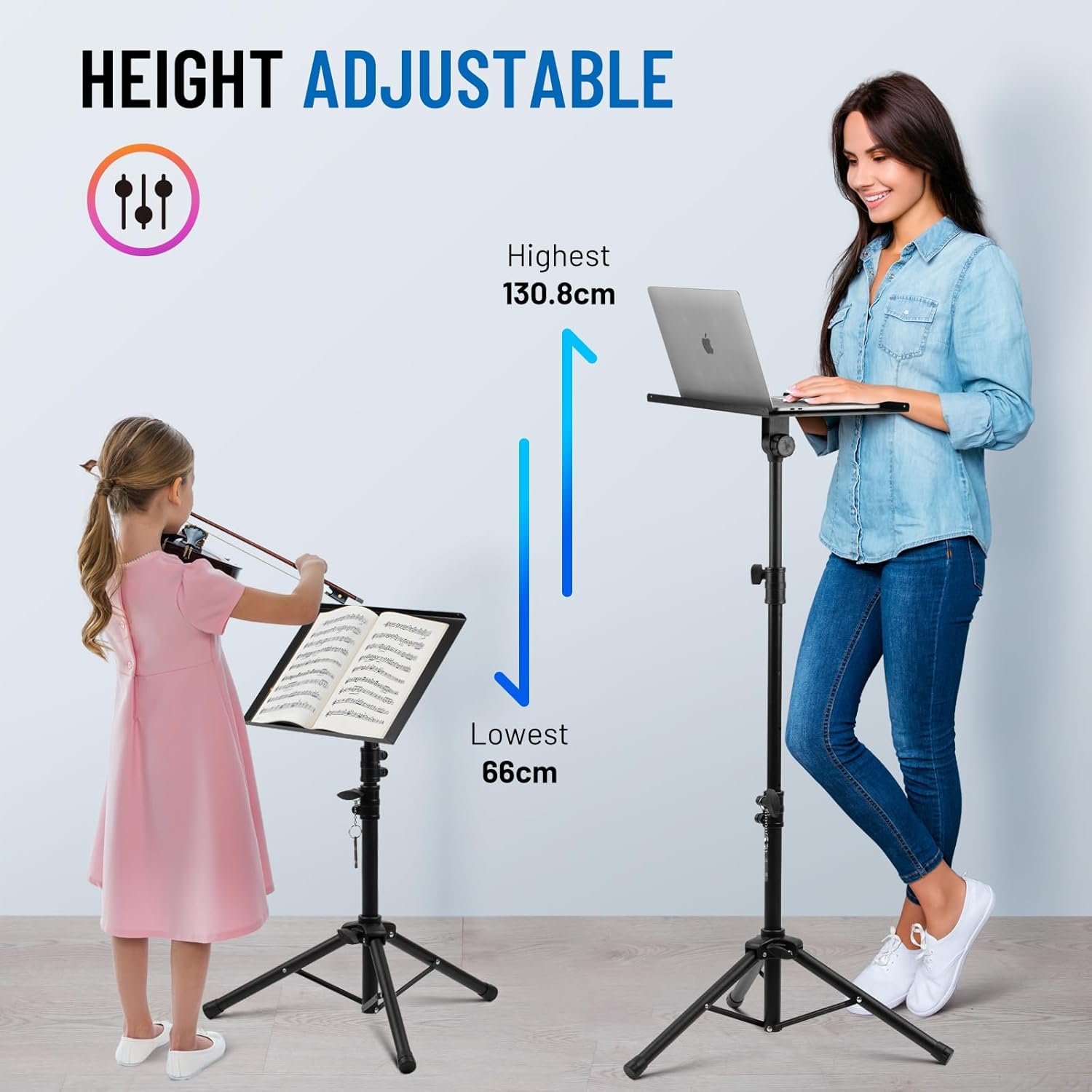 Thumbnail 5 de CAHAYA CY0331 Soporte proyector ajustable 66–130 cm
