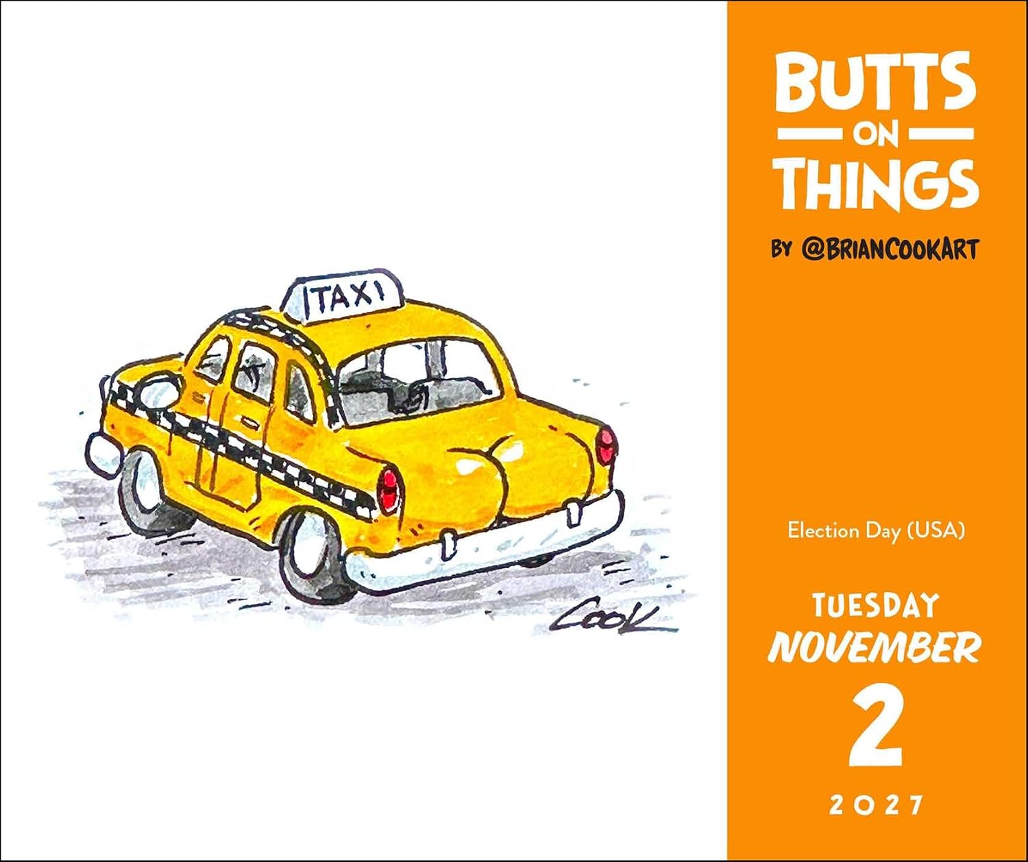 Detalle 2 de Butts on Things 2027 Day-to-Day Calendar
