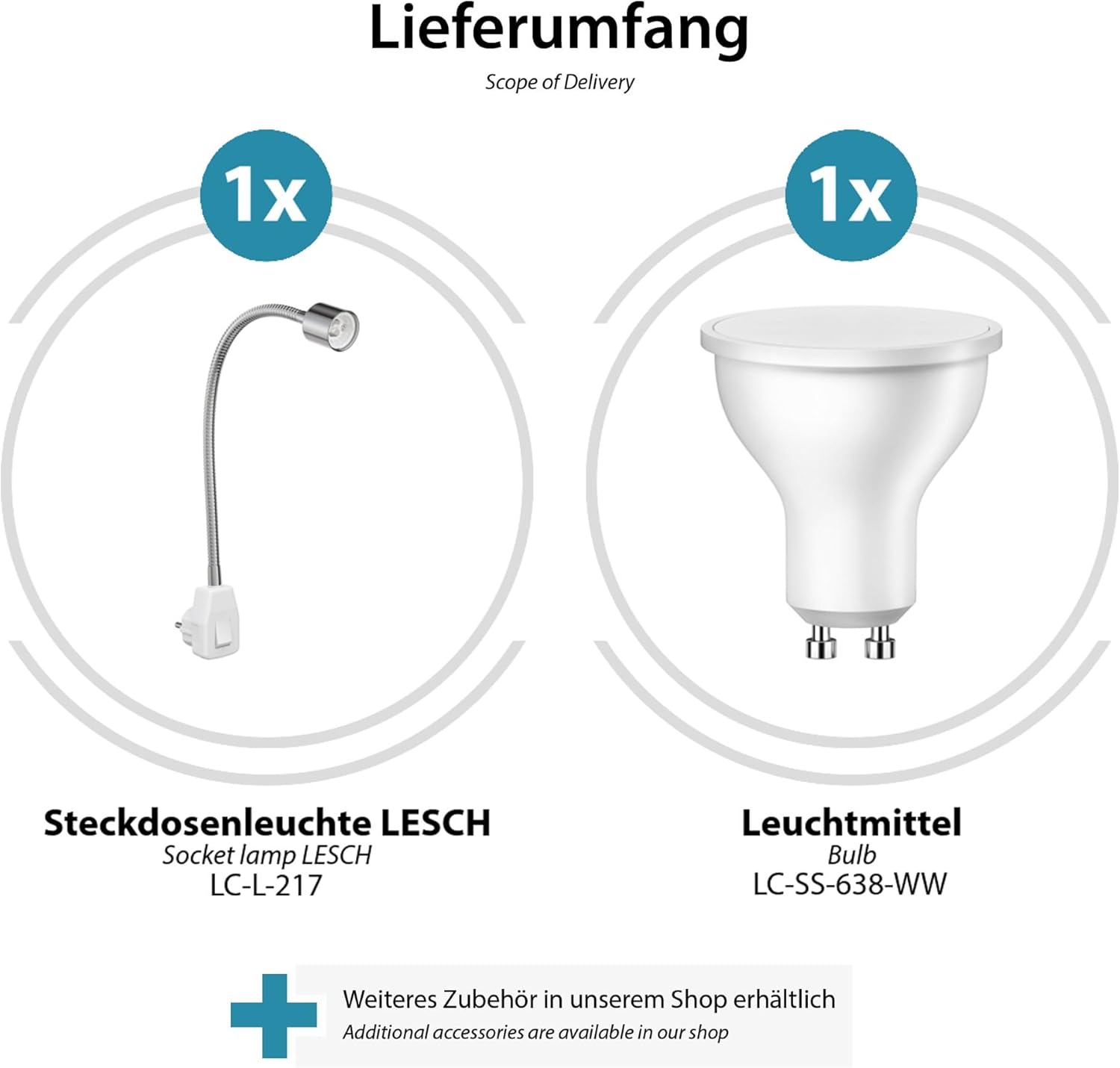 Thumbnail 6 de ledscom.de LESCH Lampada GU10 500 lm