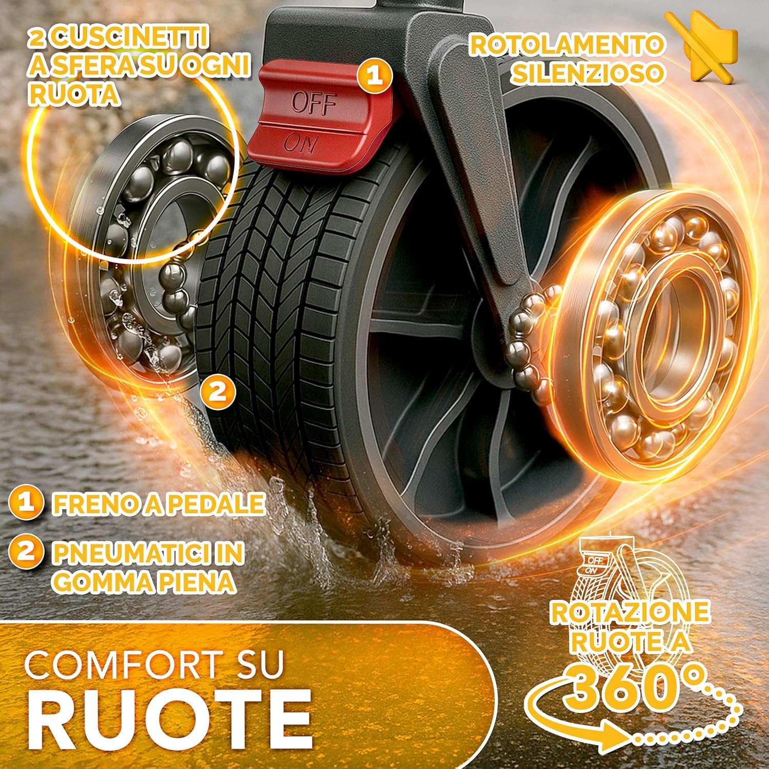 Thumbnail 6 de TRESKO Carrello pieghevole con tetto 150 kg 🛒