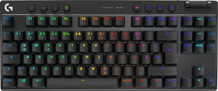 Thumbnail 8 de Logitech G PRO X TKL Lightspeed – kabellose Gaming-Tastatur im kompakten TKL-Format, braune GX-Taktil-Tasten