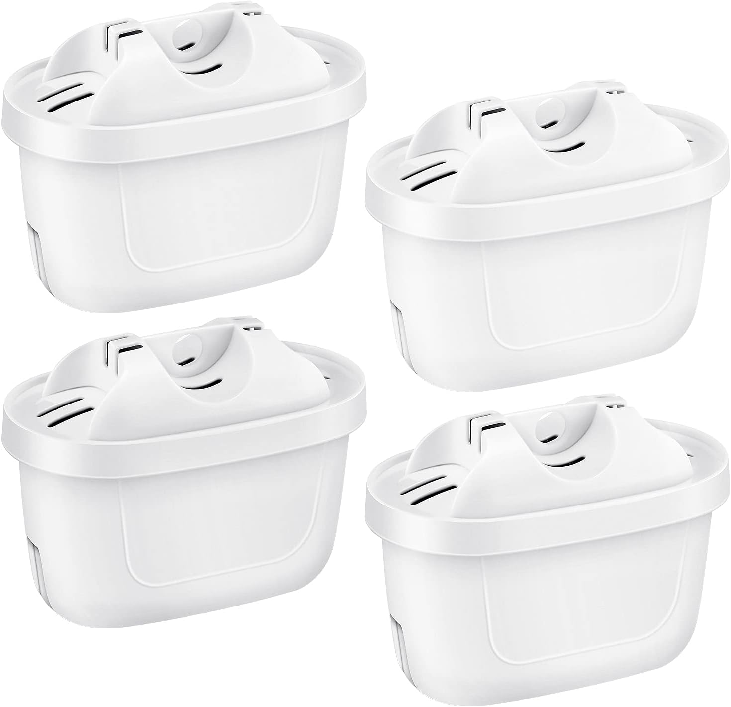 Detalle de ISINLIVE 4er-Pack Wasserfilterkartuschen – kompatibel mit Brita Maxtra+, Style, Elemaris XL und Mavea Krug Wassertank