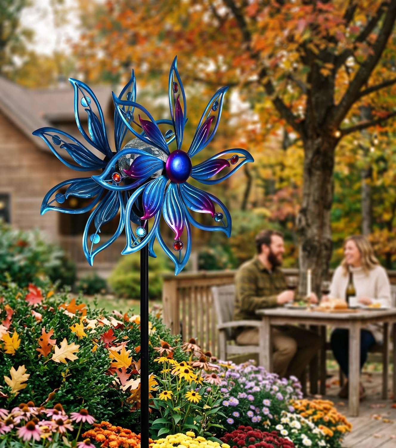 Detalle 2 de VUFOZ Solar Wind Spinner, Blue-Purple Fade