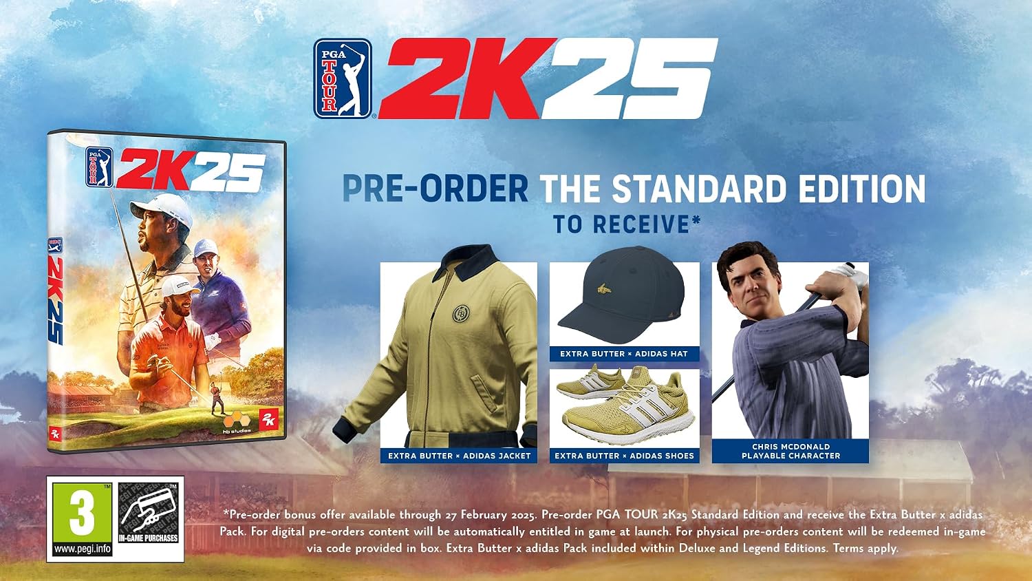 Detalle 2 de PGA TOUR 2K25 sur PS5, jeu de golf