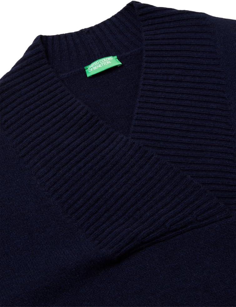 Thumbnail 4 de Benetton Damen Pullover V-Ausschnitt 1444d403h