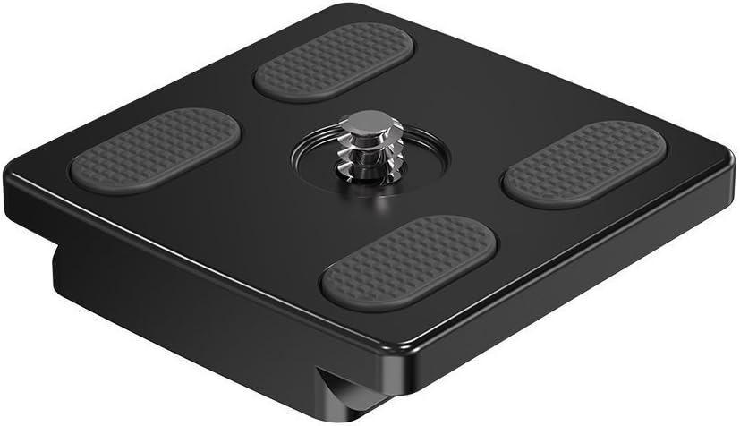 K&F Concept RQ50: Piastra a Sgancio Rapido in Alluminio con Vite 1/4" per Fotocamera