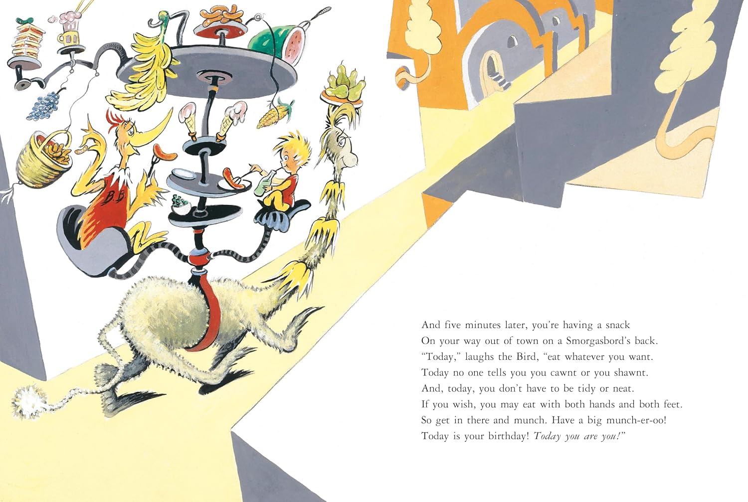 Thumbnail 2 de Dr. Seuss Happy Birthday to You! Hardcover Book for Birthday Reading